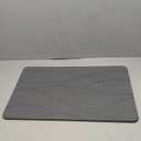 Stone Bath Mat for Bathroom, Natural Diatomaceous Earth Bath Mat, Quick-Drying Non-Slip (23.715.4 Dark Grey)