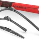 BERG REGEN 26"+16" Windshield Wiper Blades with 14" Rear Automotive Replacement Set for Honda CRV 2007 2008 2009 2010 2011, Nissan Leaf 2018-2023, Acura RDX 2007-2018  Genuine OEM Quality (Set of 3)