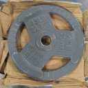 Fitvids  Cast Iron 1" Standard Weight Plate, 45lb