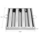 New Star Foodservice 54323 Stainless Steel Hood Filter, 16" W x 20" H, Set of 6