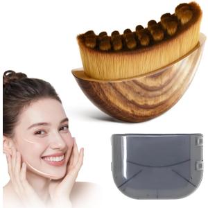 2 x Lymphatic Contour Face Brush, Lymphatic Drainage Brush for Face, Chin & Neck. Features a Newly Upgraded Ergonomic Design for Precise Skin Fit, Suitable for All Skin Types