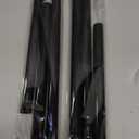 Black Tension Rods for Windows 28 to 48 Inch 2 Pack Spring Curtains Rod Tension Curtain Rod Expandable Pressure Curtain Rod Tension No Drill Adjustable Curtain Rods for Bathroom,Doorway,Door