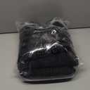 Amazon Basics 4 Piece Bed Sheet Set, 100% Cotton Jersey, Includes Super Soft, Flat and Fitted Sheets, Pillowcase, Queen, Black, Solid