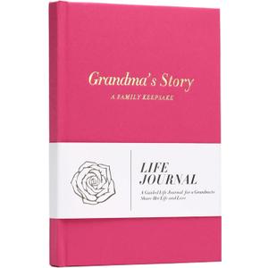 Grandma Book, Grandma's Life Story Journal, Meaningful Keepsake Gifts for Mother's Day, Birthday, Grandparents Day and Christmas, Book To Fill Out