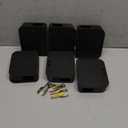 Mouse Stations with Keys 6 Pack, Keyless Design and Key Required Mouse Stations, Mice Stations, Keeps Children and Pets Safe Indoor & Outdoor, Black