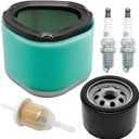 GY20661 GY20574 Air Filter with Oil Filter Tune Up Kit Replacement for JD GT225 GS25 GS30 GS45 Lawn Mower Tractor, Replacement for Kohler 12 083 10-S, 12 083 10, 12 083 16, 12 883 10-S1