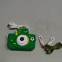 Dinosaur Kids Camera for Boys Girls, Toddler Digital Selfie Camera with Cute Protective Cover and 32G SD Card, Christmas Birthday Gifts Toys for 3 4 5 6 7 8 9 10 11 12 Years Old Little Girls and Boys (Green)