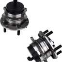 KUSATEC 512326 2PCS Rear Wheel Bearing and Hub Assembly Compatible with Kia Sorento 2011-2015, Hyundai Santa Fe 2007-2020, Hyundai Veracruz 2007-2012, 5 Lug w/ABS