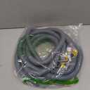 20-Ft Washing Machine Drain Hose Universal, Flexible Dishwasher & Washer Drain Hose Extension with 4 Clamps & 1 U-Bend Holder