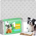 FXW Washable Pee Pads for Dogs, Puppy Pads with Super Absorbent, Specifically Designed for FXW Rollick/Homeplus 24inch 6 Panels Dog Playpen, 63"  39" Rectangle, Khaki, 1 Pack