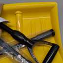 Snow Shovel for Driveway Stairs Decks Garage Snow Removal with Telescopic 52-59 inch Long Handle Lightweight Household Snow Shovel for Soft and Light Snow Removal (16 inch Wide)