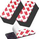 Thaibear Magnetic Strip, Flexible Magnetic Tape with Adhesive Backing (16 Pack, 3" x 1") Strong Adhesive Magnetic Strips for DIY, Crafts, Fridge - Sticky Magnet Tape Strip for Wall