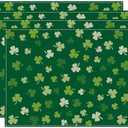 XCHI Green Shamrocks St. Patrick's Day Placemats Set of 4 Table Mats for Party Home Kitchen Dining Table Decorations 12x18 Inch