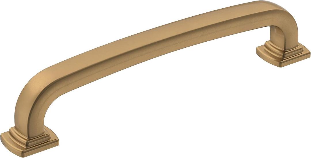 Amerock | Cabinet Pull | Champagne Bronze | 5-1/16 inch (128 mm) Center-to-Center | Surpass | 1 Pack | Drawer Pull | Cabinet Handle | Cabinet Hardware