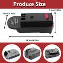 20V Adapter HPA1820 for Black&Decker LBXR2020 18V to 20V Batteries Convertor Adapter for Black Decker 18V NiCad & NiMh Battery Tools HPB18 HPB18-OPE 244760-00 A1718 FS18FL FSB18