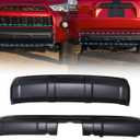SecosAutoparts 2pcs Front & Rear Bumper Valance Panel Molding, Matte Black, Fit for Toyota 4Runner 2016-2024, NOT Fit for Limited and TRD Sport Model