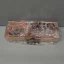 Veken Shower Caddy 6-Pack, No Drilling & Rustproof, Waterproof Adhesive Shelves Rack with Soap Holder, Large Capacity Bathroom Organizers and Storage, Wall-Mounted Kitchen & Home Decor, Rose Gold