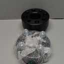 YHTAUTO 4x100mm Hub Centric Wheel Spacers 2" Compatible with Honda, Acura, Kia, Mini & Mitsubishi Models, Integra, CRX, Tire Spacers w/ M12x1.5 & 12.9 Grade Studs, 56.1 mm Hub Bore 4 Lug 2PCS Black (2 Inch Thickness)