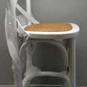Modway Gear X-Back Wood Counter Stool in White
