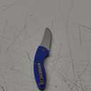 Kids Pocket Knife with Clip & Safe Rounded Tip for Boy First Knife, Toddler Starter folding Knives with Japanese 420J2 Stainless Steel Sharpened Blade & Durable G10 Handle (Blue)