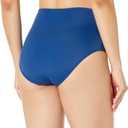 Amazon Essentials Women's High Waist Swim Bottom (Available in Plus Size) (Medium, Deep Blue)