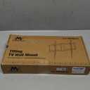 Mounting Dream TV Wall Mount for Most 37-75 Inch TVs, Universal Tilt TV Mount Fit 16", 18", 24" Stud with Loading Capacity 132lbs, Max Vesa 600 x 400mm, Low Profile Flat Wall Mount TV Bracket (Black)