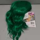 LANICE Green Wig for Women Short Bob Wigs with Bangs Natural Synthetic Wig Shoulder Length Colorful Wigs for Daily PartyUse(12inch,Green)