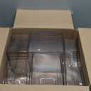 SpaceAid Bottle Storage Organizer Baby - Acrylic Bottles Station Organizer Container, Stackable Clear Drawers for Countertop, Vanity, Bathroom, Cabinet, Pantry Organization, 5 Pack, 2S2M1L, 15.4" H