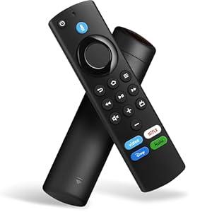 Replacement Firestick Remote Control for Fire-Smart TVs-Series Stick, Cube(1st/ 2nd/ 3rd), Stick 4K(1st/ 2nd), Stick 4K Max/ 4K Plus/ HD/ Lite, 3rd Gen Smart TV, 2nd/ 3rd Gen TV Stick with Voice Search