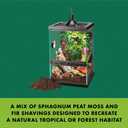 Zilla Pet Reptile Terrarium Substrate Bedding, Jungle Mix, for Frogs, Rainforest Geckos, Toads and Snakes, 24 Quart