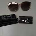 Livho Polarized Sunglasses, Retro & Oversized Shades for Women with Round Lenses
