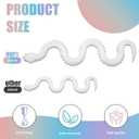 30 Inch 3D Printed Snake - Movable Articulated Snake, Perfect 3D Printed Animals for Educational Toys! Must-Have Toys for Kids and Collectors, Home Office Executive Desk Decor (Noctilucent Rainbow)