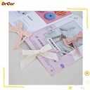 DrCor Blush Pink Velvet Bow Garland 2 Pack 10FT Pre-Strung Ribbon Banner with 24 Bows for Girls Bedroom Decor, Birthday Party Backdrop, Baby Shower, Coquette Room Wall Decoration
