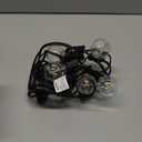 18Ft Outdoor Patio String Lights,UL Listed Commercial Light String with 10+1 Plastic G40 LED Clear Globe Bulbs,Decoration for Patio Backyard Cafe Porch Garden Bistro Party Wedding