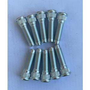 10 PCS 1/2-20 Serrated Wheel Stud Bolts 610-368 0.627 in. Knurl, 1.97 in. Length Compatible with 1994-2004 Ford Explorer Mustang, Mazda B2300 B2500 B3000 B4000 Lincoln Mercury