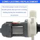 W10276397 Washer Drain Pump for Whirlpool Kenmore Mayt-ag Washing Machine-Replaces WPW10276397VP B40-3A 1874334 AP6018417 LP39710 