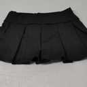 Milumia Women's Pleated High Waisted Mini Skirt Flared Skater Skirts (Small, Black)