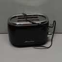 Mueller Retro Toaster 2 Slice with 7 Browning Levels and 3 Functions: Reheat, Defrost & Cancel, Stainless Steel Features, Removable Crumb Tray, Under Base Cord Storage, Black