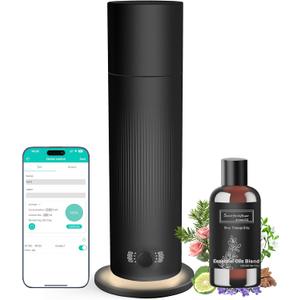 Waterless Essential Oil Diffuser, Scent Air Machine for Home with Hotel Scent Oil, Covers Up to 1000 Sq.Ft, Adjustable Mist & Timer, Hotel and Commercial Use