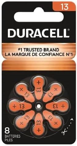 48 X Size 13 Duracell Activair (Da13) Easy Tab Hearing Aid Batteries