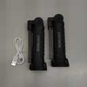 2Pack LED Work Lights, USB Rechargeable COB Light with Magnetic Base 360Rotate and 5 Modes, Folding Flashlight Inspection Mechanic Light for Car Repairing, Workshop, Household and Emergency Use,Large