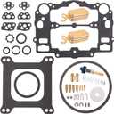 Carburetor Rebuild Kit Compatible with Edelbrock 1405 1406 1407 1408 1409 1410 1411, Carb Rebuild Kit for AFB 4 barrel 500 600 650 700 750 800 CFM Weber Marine # 809064 Carter 9000 series