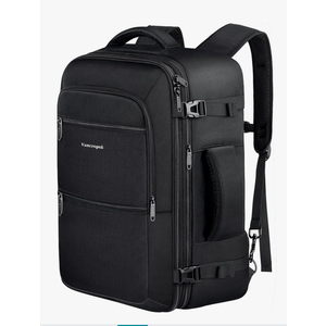 Vancropak 35L Traveling Backpack, Airplane Approved Travel Carry on Bag hand luggage, Water Resistant Lightweight Luggage Suitcase Backpack Overnight Weekender Business Daypack Bag for Men Women, Black