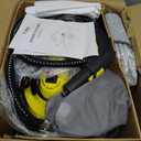 TVD Steam Cleaner, Heavy Duty Canister Steamer with 26 Accessories, Steam Mop with 5M Extra-Long Power Cord for Home Floor Cleaning, Grout, Car Detailing,Upholstery (Light Yellow)