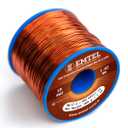 Emtel 18 AWG - 1 lb (202 feet) 99.9% Pure Copper Wire, Enameled Magnetic Wire for Motor, Transformer, Magnetic Coil, & Electroculture Gardening, Winding Magnet Wire - 220C (428F) Thermal Class
