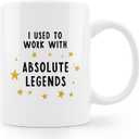 I Used To Work With Legends Coffee Mug - Coworker Farewell Gift, 11oz (Coworkers-cup-03)
