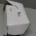 Tioncy Dog Treat Container Set of 3 with Bamboo Lids and Spoon Airtight Metal Dog Treat Jars with DIY Labels Pen Large Pet Cookie Snack Food Storage Container for Kitchen Counter(White)