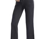 AFITNE Women's Stretch Maternity Jeans Over The Belly Straight Leg Pregnancy Pants with Denim Like Material Small