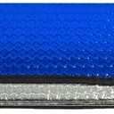 Reflective Sun Shade for Car Windshield - 54" x 27-1/4" - Silver & Blue