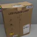 36W LED Tree Floor Lamp, Modern Dimmable Standing Lamp with Remote & Touch Control, 4 Color Temperatures, 3 Rotatable LED Light Floor Lamps for Living Room, Bedroom, Office